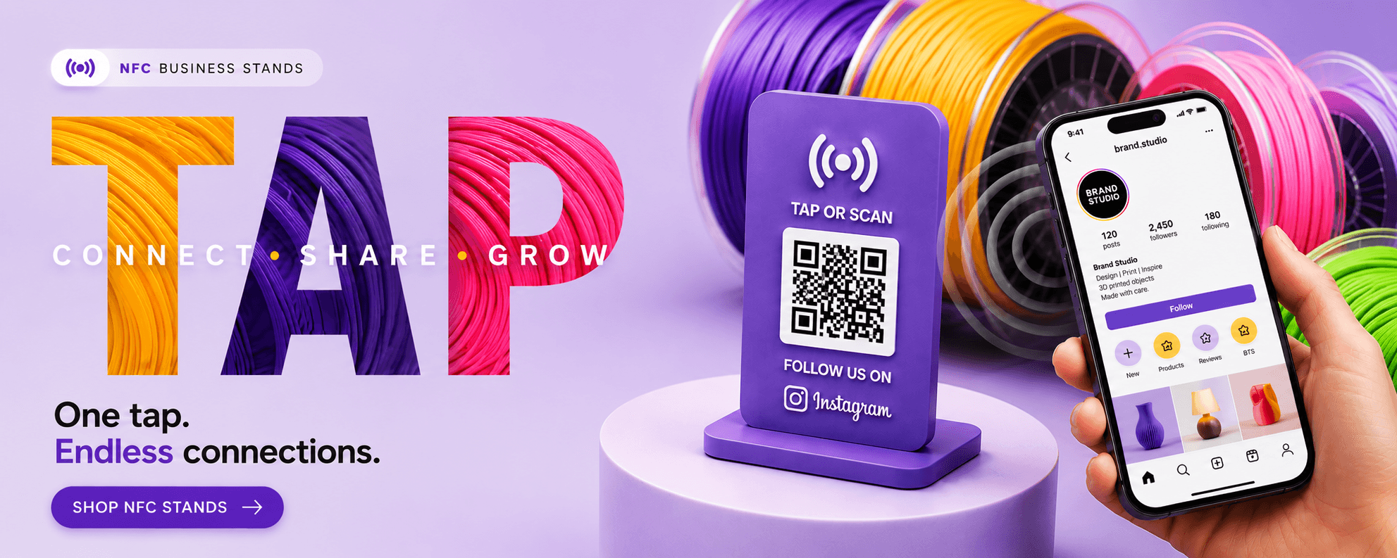 NFC business stands for connecting, sharing, and growing your business