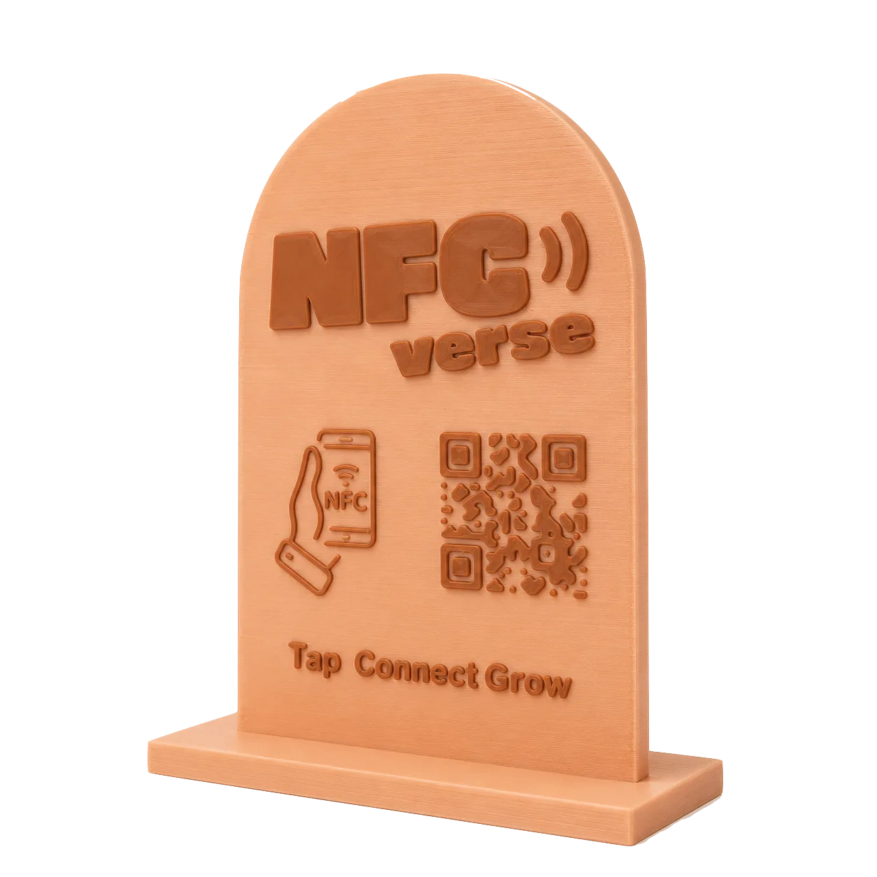 Single NFC & QR Business Stand
