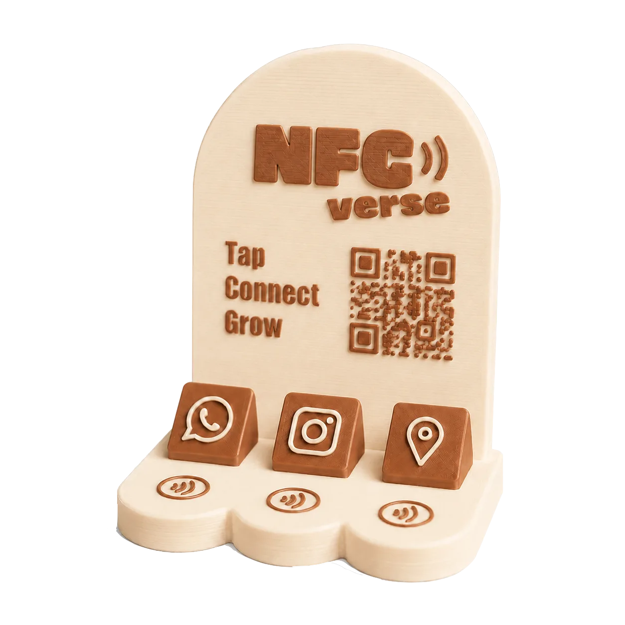 Multi NFC & QR Business Stand