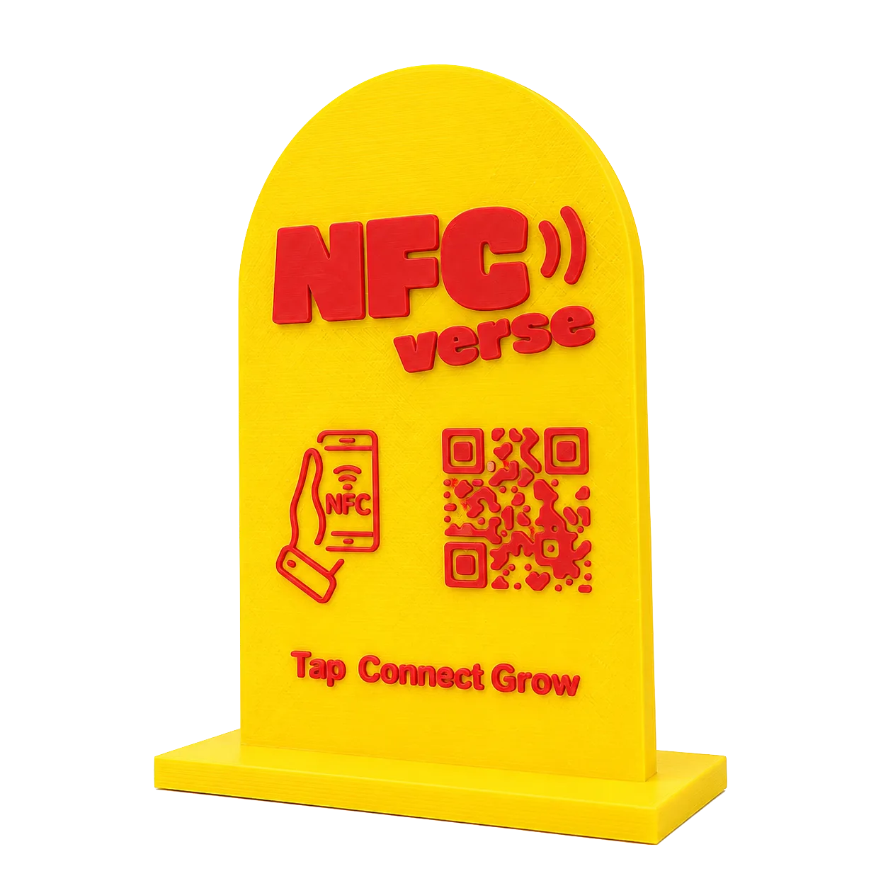 Single NFC & QR Business Stand