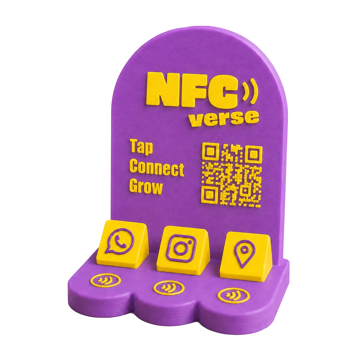 Multi NFC & QR Business Stand
