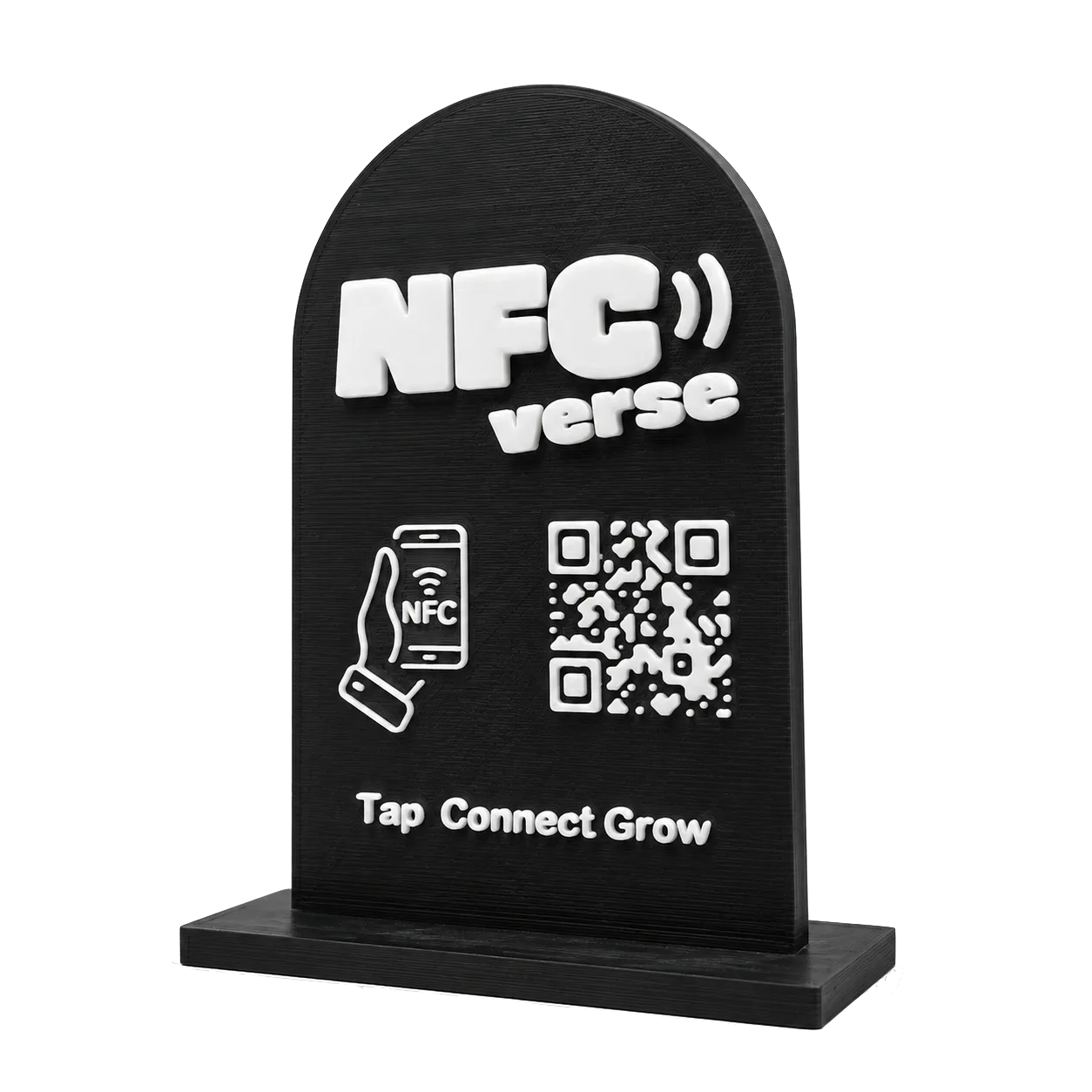 Single NFC & QR Business Stand