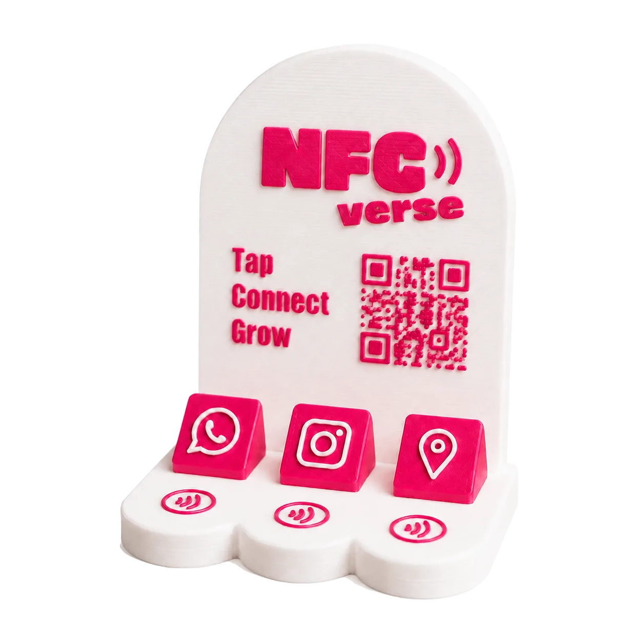 Multi NFC & QR Business Stand