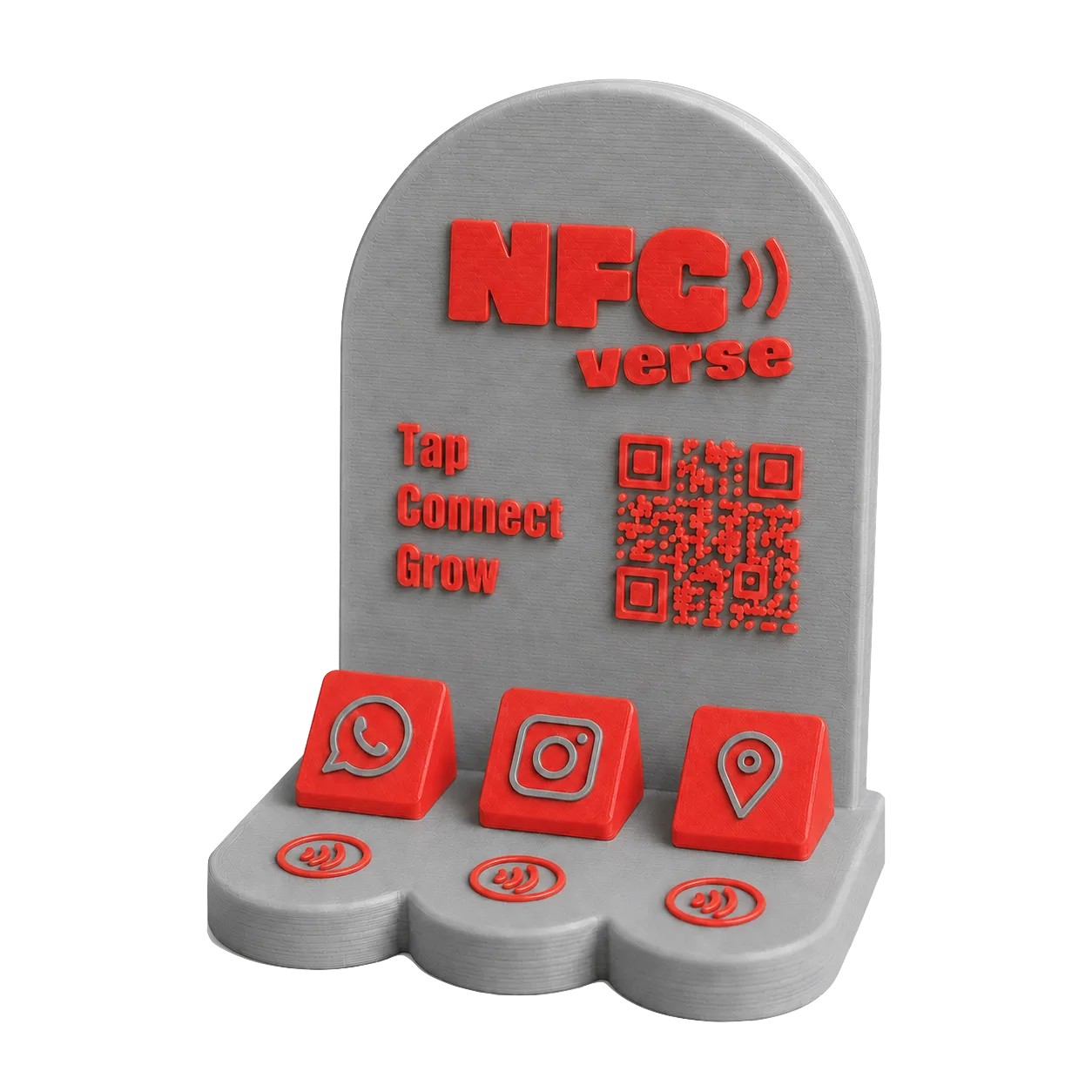 Multi NFC & QR Business Stand